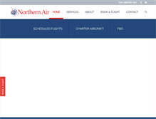 Tablet Screenshot of flynorthernair.com